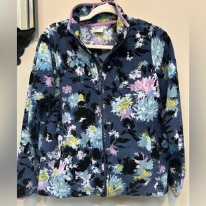 Vera Bradley Chrysanthemum Crush Fleece Jacket M